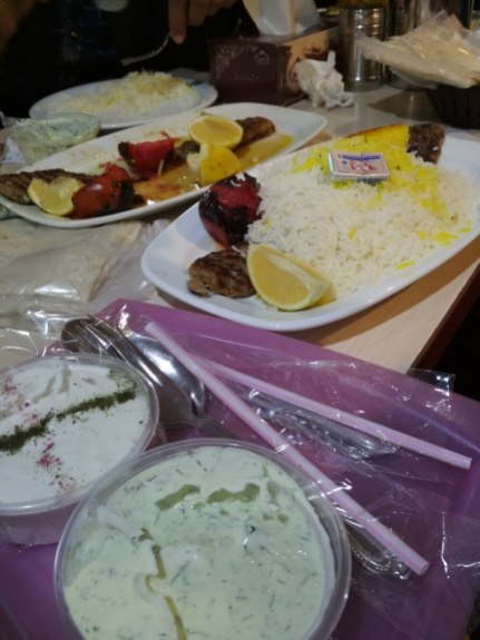 And were exceptionally satisfied with our first Chelow kebab
